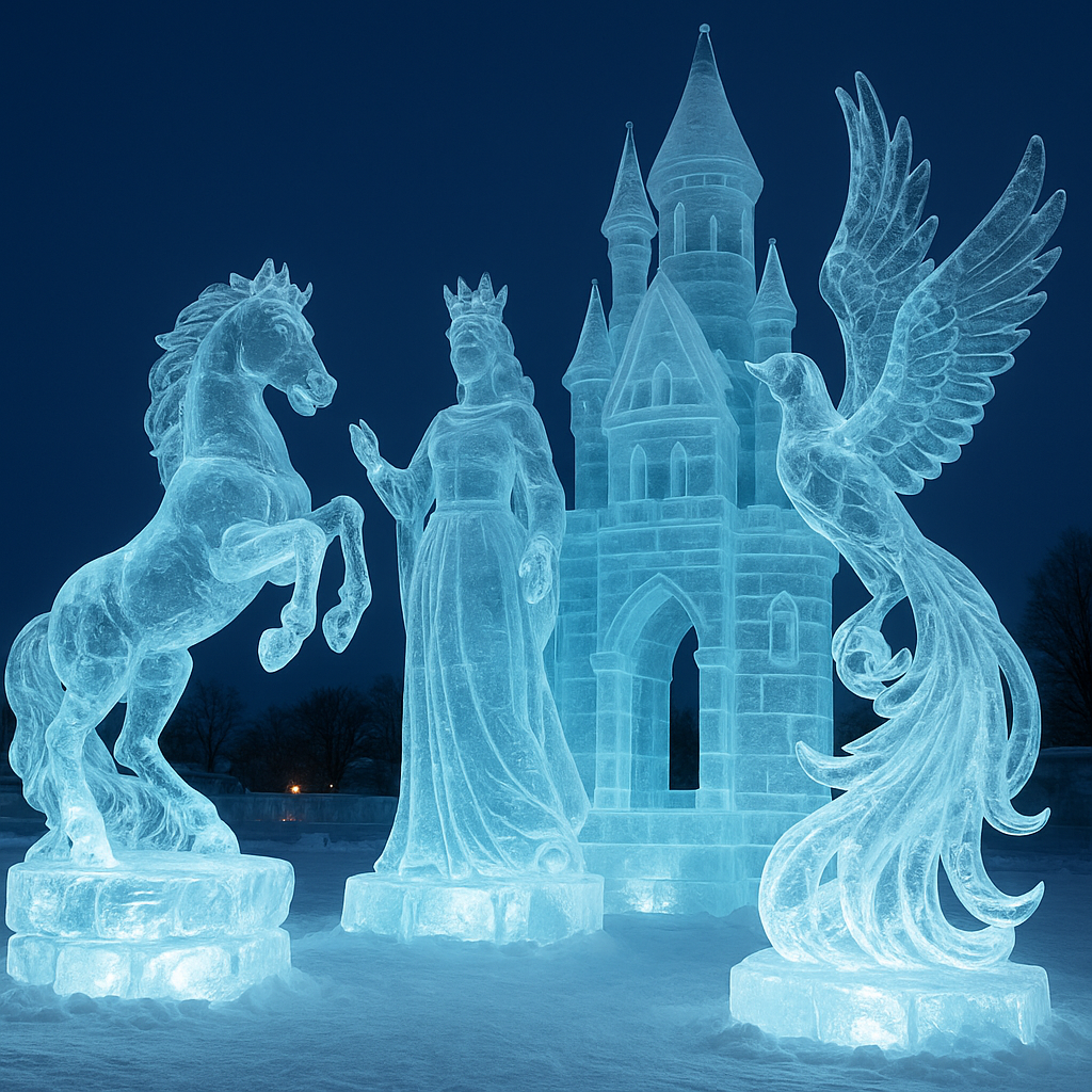ice statues for ice festival